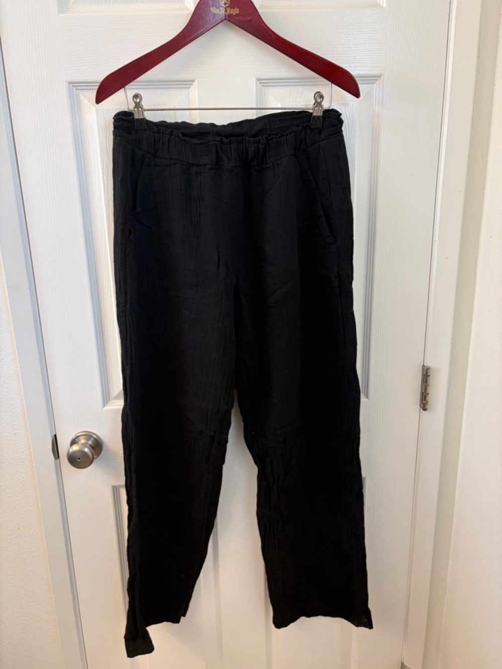GAP Black cloud cotton women’s  Elastic Waist wide leg  Pants size S